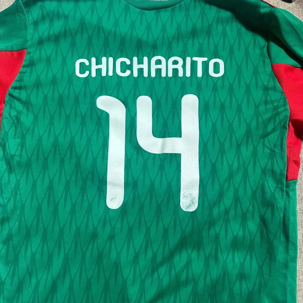 Adidas Green Mexico ClimaCool soccer Jersey: Chicharito 14 Small - Picture 7 of 7